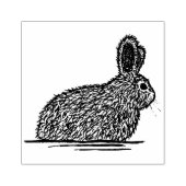 paashaas rubberen stempel (Afrduk)