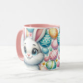 Paashaas Schattige cadeau je kunt het vullen met s Mok (Voorkant links)