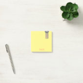 Paashaas Schattigee gepersonaliseerde Post-it noti Post-it® Notes (Kantoor)