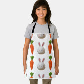 Paashaas schort gezwollen ontwerp (Insitu)