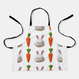 Paashaas schort gezwollen ontwerp