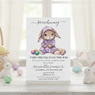 Paashaas Somebunny Speciaal Baby shower Kaart