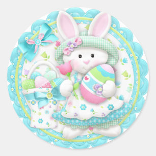 Paashaas Spring Cupcake Topper of Cup Stickers