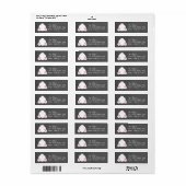 Paashaas staart retouradres etiket (Full Sheet)