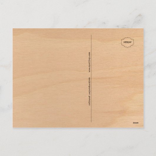 Paashaas stervende eieren feestdagenkaart (Achterkant)