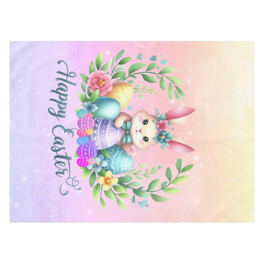 Paashaas tafellaken (Voorkant (Horizontaal))