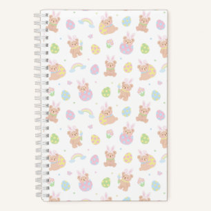 Paashaas Teddybeer Wit Notitieboek