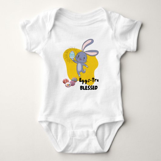 Paashaas thema T-Shirt / babysuits (Voorkant)