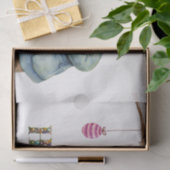 Paashaas tissuepapier (Geschenk)