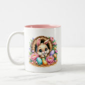 Paashaas tweekleurige koffiemok (Links)