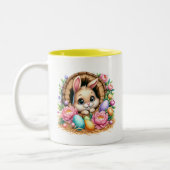 Paashaas tweekleurige koffiemok (Links)