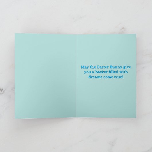 Paashaas vakantie Kaart (1) (Binnen)