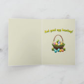 Paashaas vakantie Kaart (2) (Binnen)