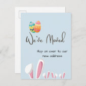 Paashaas verhuizen aankondiging nieuw adres (Voorkant / Achterkant)