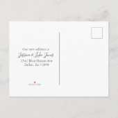 Paashaas verhuizen aankondiging nieuw adres (Achterkant)