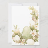 Paashaas Verjaardag Kaart (Achterkant)