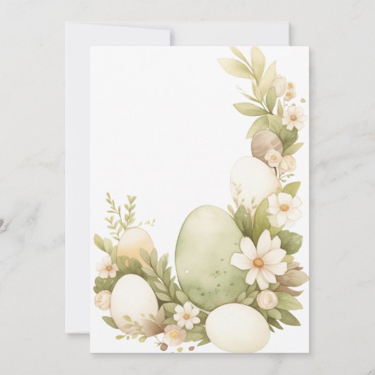  Paashaas Verjaardag Kaart (Achterkant)