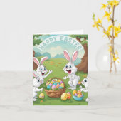 paashaas verzamelen kaart (Gele Bloem)