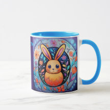 Paashaas Voeg Naam Toe Cute Cadeau Koffie