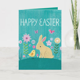 Paashaas - Vouw Kerstkaart Feestdagen Kaart