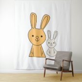 Paashaas Wandkleed (In situ)