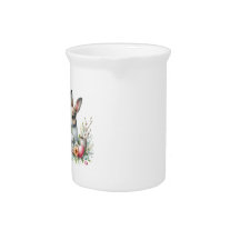 Paashaas Waterverf Bloemen mok ontwerp