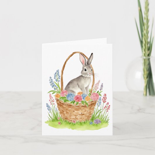 Paashaas Waterverf Paas Kaart 4 (Voorkant)