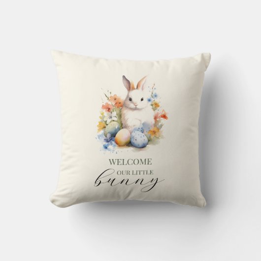 paashaas | Welkom Little Bunny Kussen (Voorkant)
