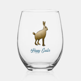 Paashaas Wijnglas Zonder Voet