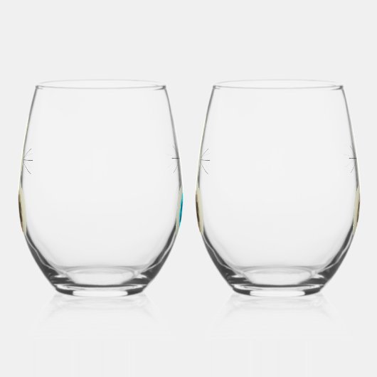 Paashaas wijnglazen set wijnglas zonder voet (Links)