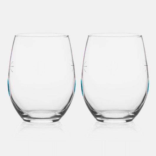 Paashaas wijnglazen set wijnglas zonder voet (Links)