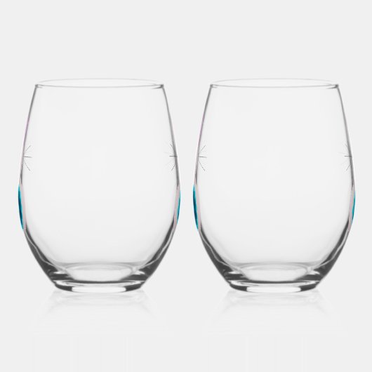 Paashaas wijnglazen set wijnglas zonder voet (Rechts)