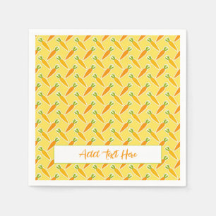 Paashaas Wortelen TEKST Eierjacht Spring Garden Servet