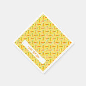 Paashaas Wortelen TEKST Eierjacht Spring Garden Servet (Hoek)