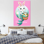 Paashaas Zeemeermin Thunder_Cove Canvas Afdruk (Insitu (Slaapkamer))