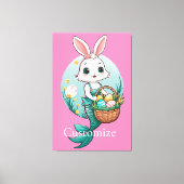 Paashaas Zeemeermin Thunder_Cove Canvas Afdruk (Voorkant)