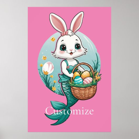 Paashaas Zeemeermin Thunder_Cove Poster (Voorkant)