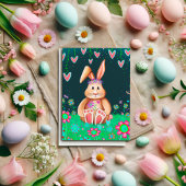 Paashaas Zegeningen Harten Leuke Inspirivity Kaart