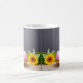 Paashaas Zittend in een mand Koffiemok (Center)