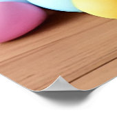 Paashaas Zittend in een mand Poster (Hoek)