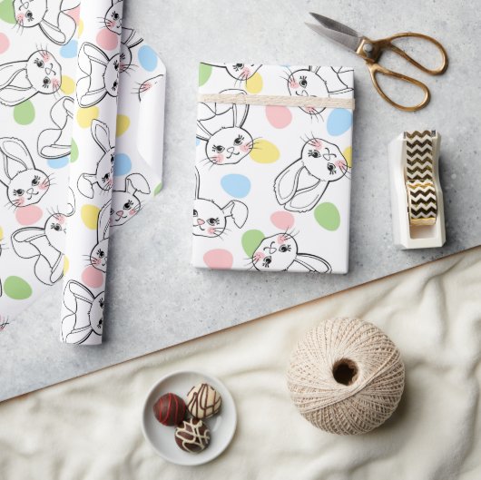 Paashaasjes Cadeaupapier (Crafts)