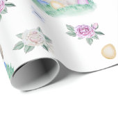 Paashaasjes en eieren cadeaupapier (Rol Hoek)