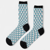 Paashaassocks Feestelijke Paassocks Op Maat Gemaak Sokken (Links)