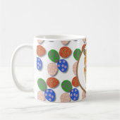 Paashamster met chocolade-eieren koffiemok (Links)