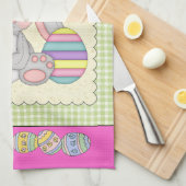 Paashanddoek Bunny Kitchen Theedoek (Quarter Fold)