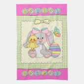 Paashanddoek Bunny Kitchen Theedoek (Verticaal)