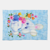Paashanddoek Bunny Kitchen Theedoek (Horizontaal)