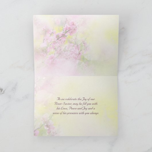 Paashanddoeken Song Solomon 2:12-script Feestdagen Kaart (Binnen)