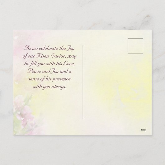 Paashanddoeken Song Solomon 2:12-script Feestdagenkaart (Achterkant)