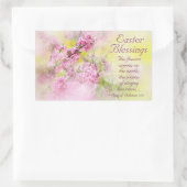 Paashanddoeken Song Solomon 2:12-script Rechthoekige Sticker (Tas)